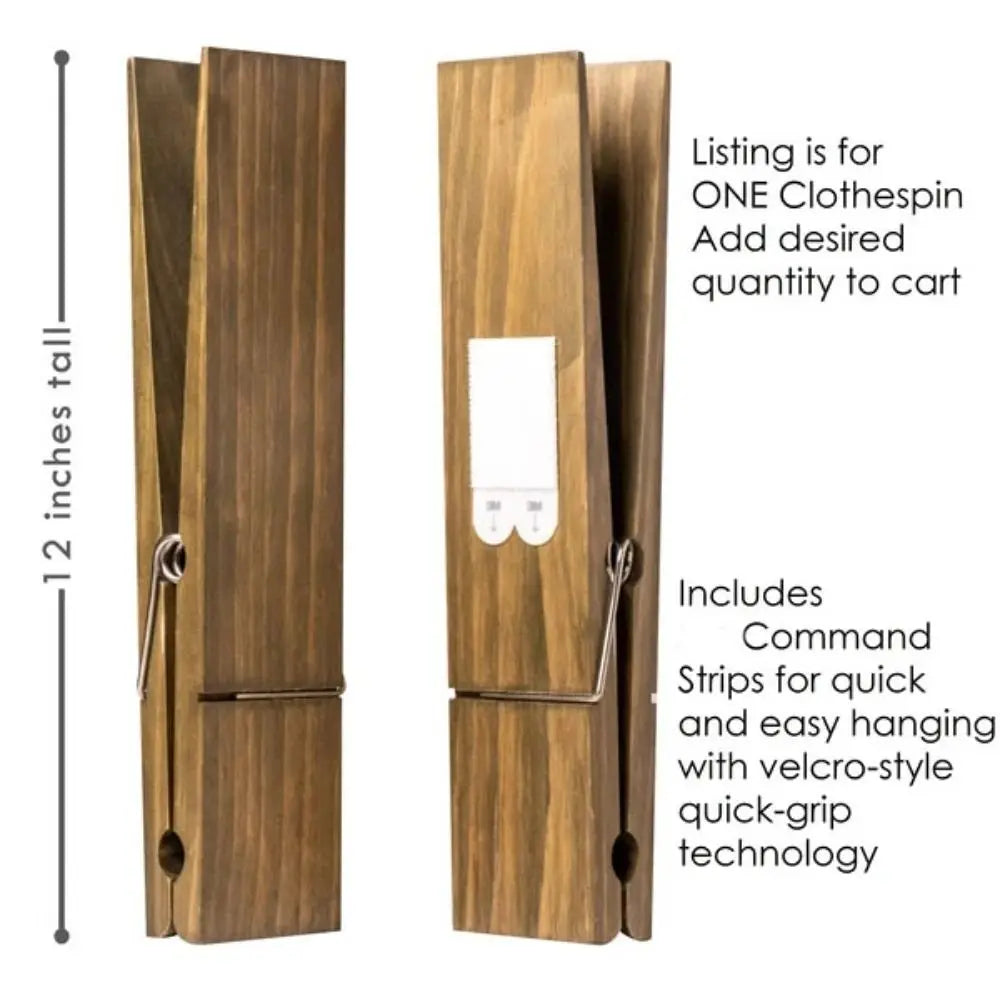 ELINOYA™ Giant Wooden Towel Clip