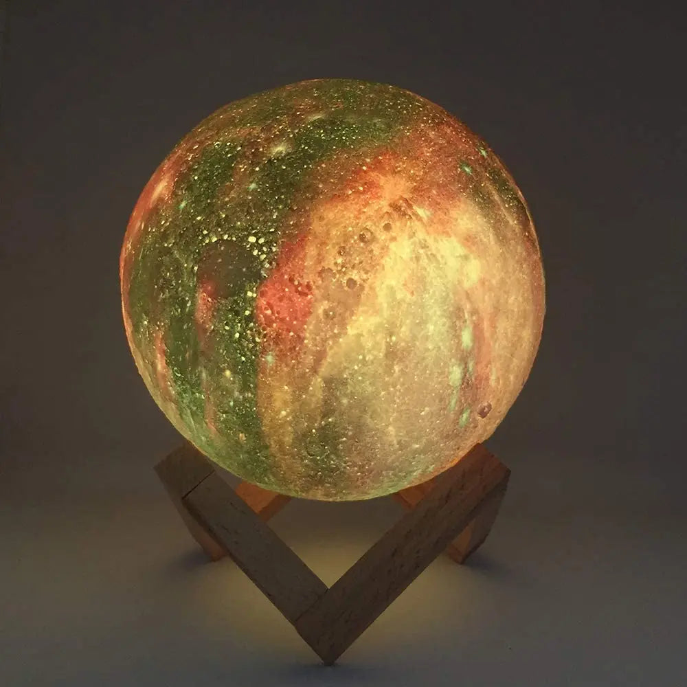 ELINOYA™ 3D Galaxy Moon Lamp