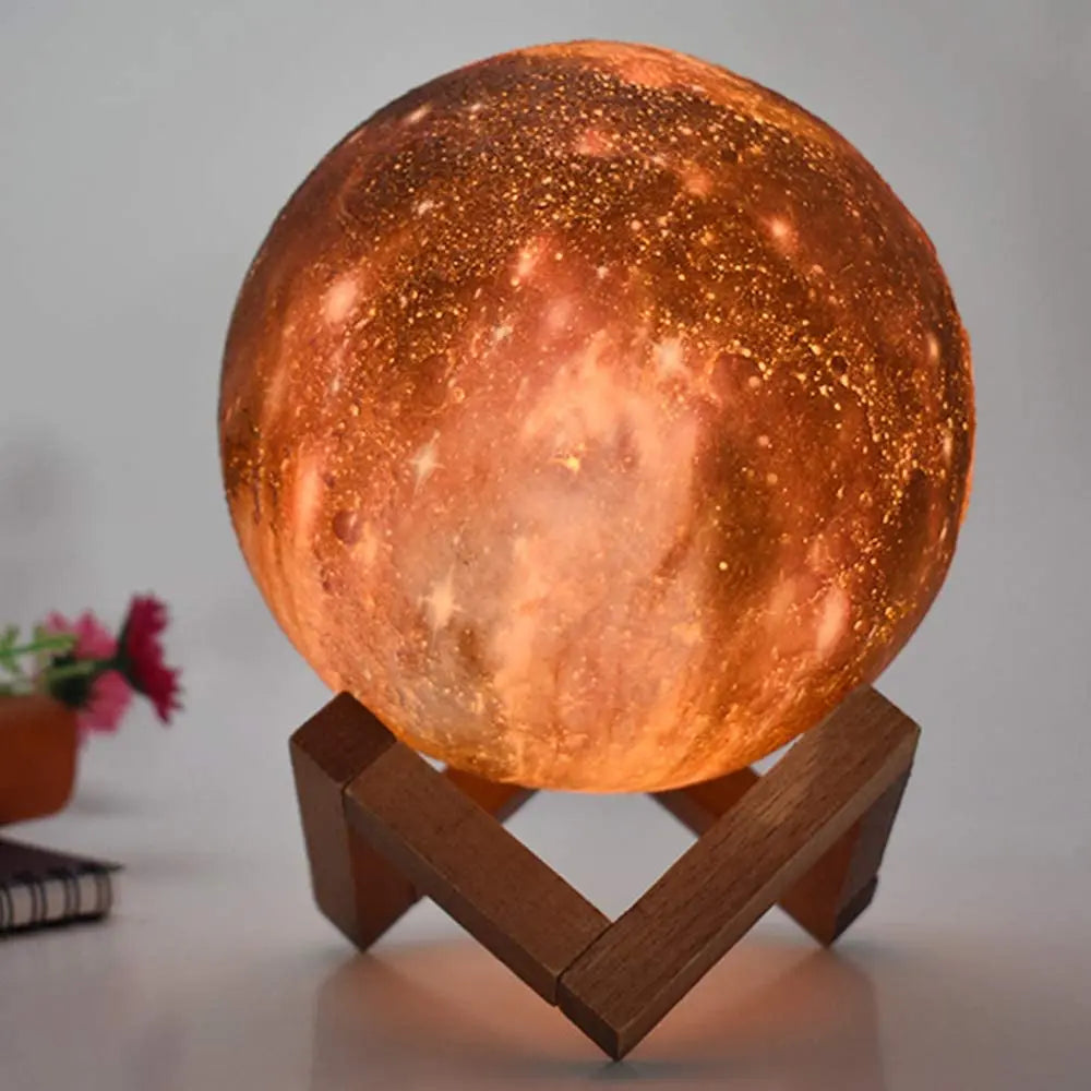 ELINOYA™ 3D Galaxy Moon Lamp
