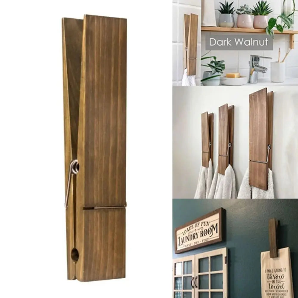 ELINOYA™ Giant Wooden Towel Clip